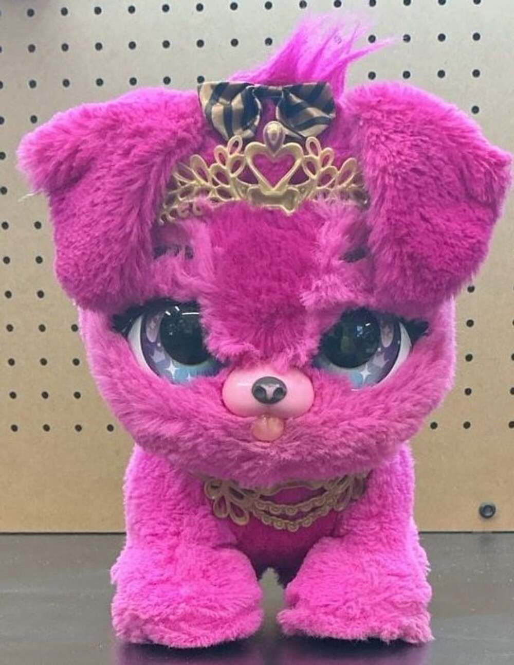 Present Pets Jewelry Princess Interactive Hot Pink Puppy Dog Plush Toy